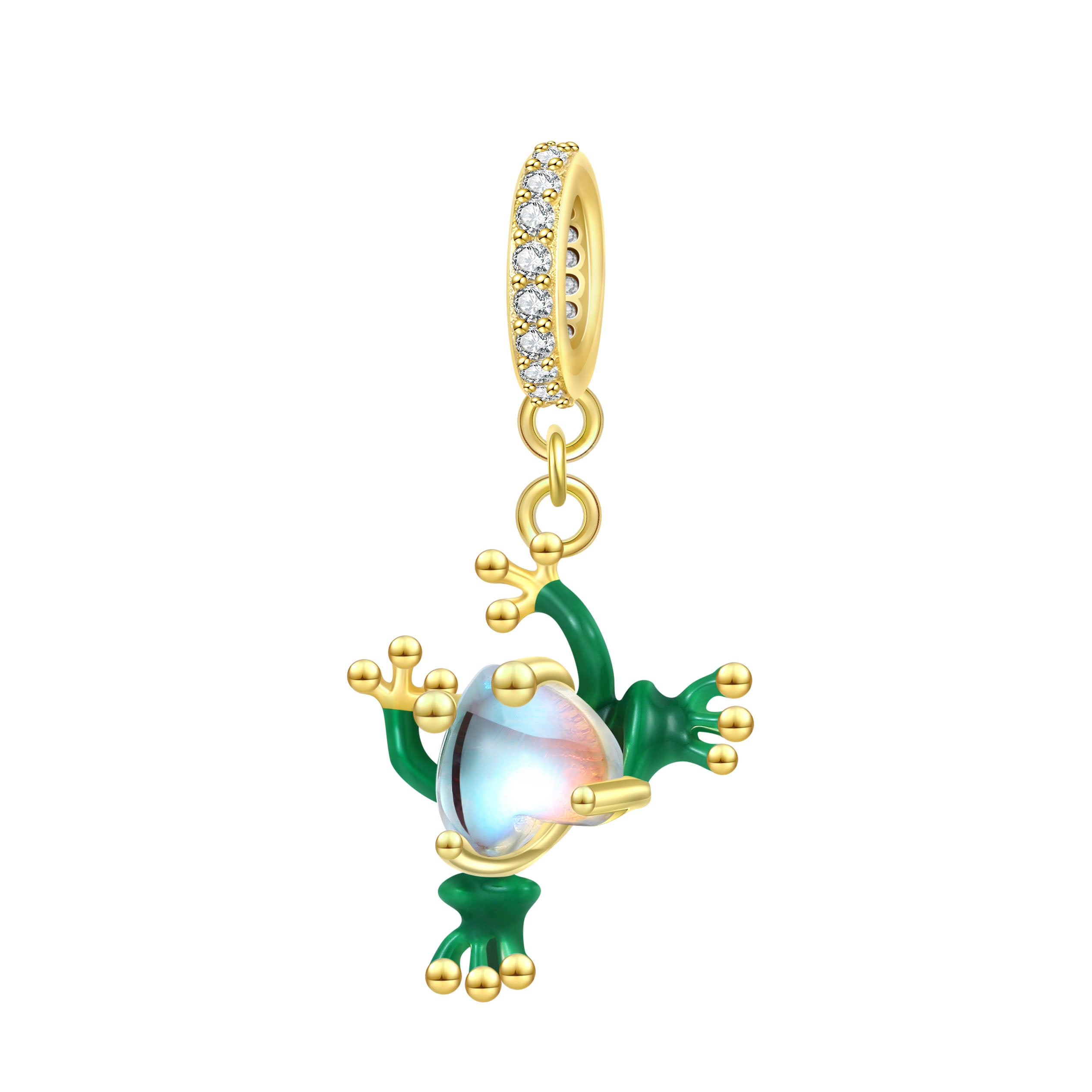 Panda Wizard Charm 925 Sterling Silver Enamel Pendant Bead For DIY Charm Bracelet Necklace Cute Jewelry Gift