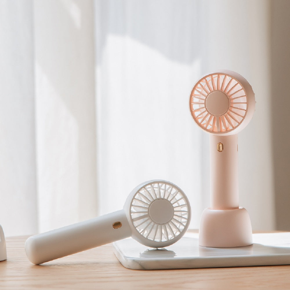 Portable Air Cooler Handheld Small Silent USB Rechargeable Mini Fan