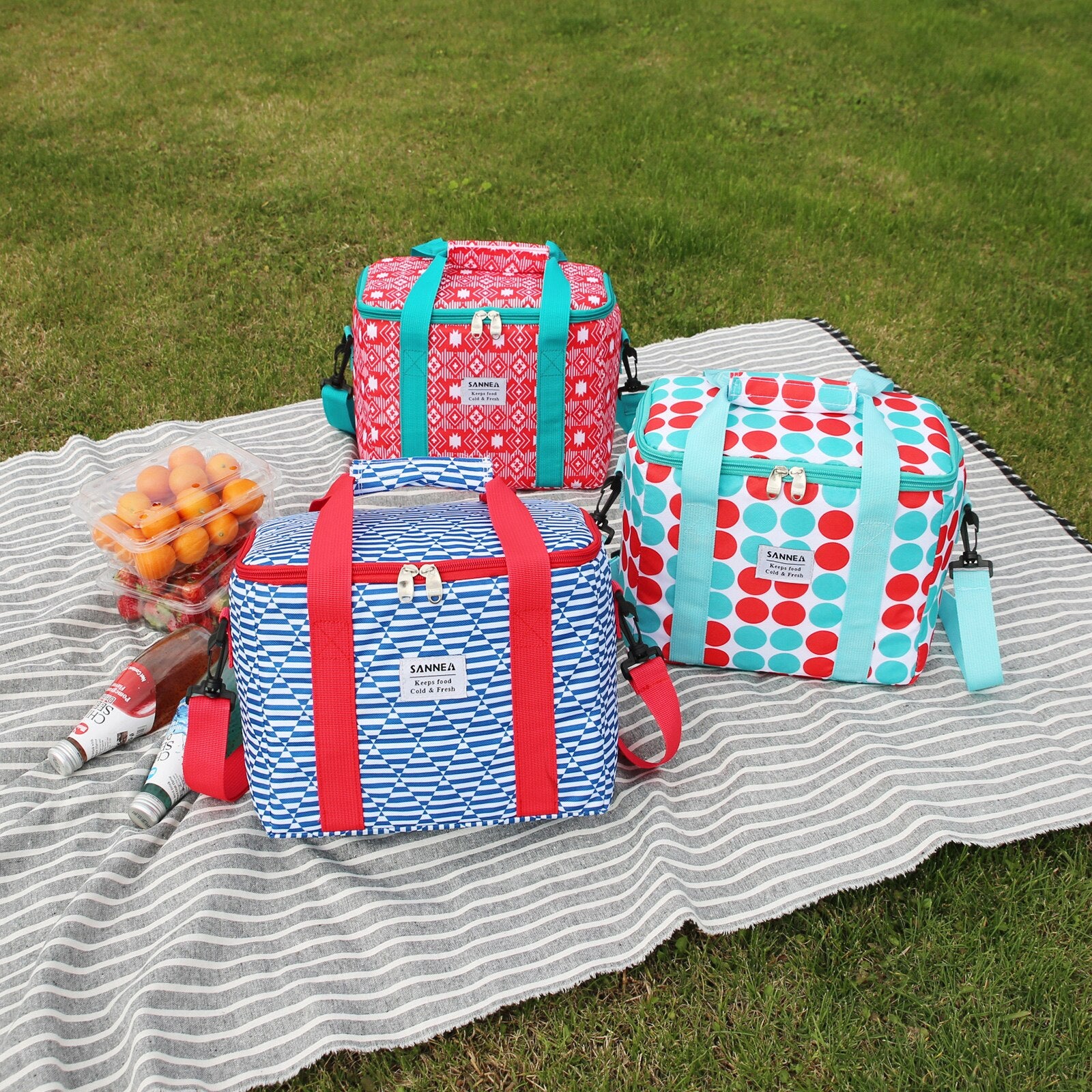 Picnic Lunch Bag Thermal Tote Cooler Bag