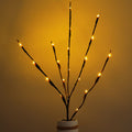 20 Bulbs LED Willow Branch Lights Lamp Natural Tall Vase Fairy Branch Vase Lamp