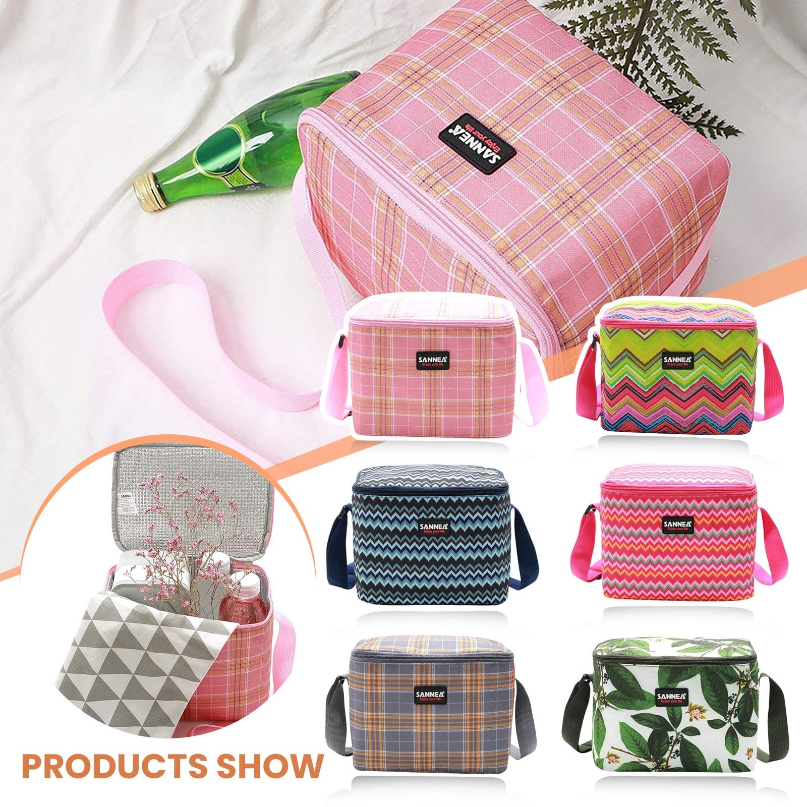 Lunch Bag Cooler Tote Portable Insulated Box