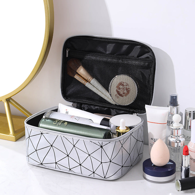 High Capacity Travel Cosmetic Bag Waterproof Women Makeup Bag