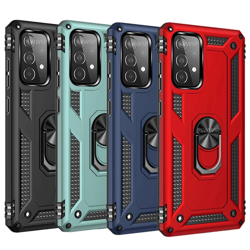 Shockproof Armor Case Samsung Galaxy Core Ring Cover Phone Case
