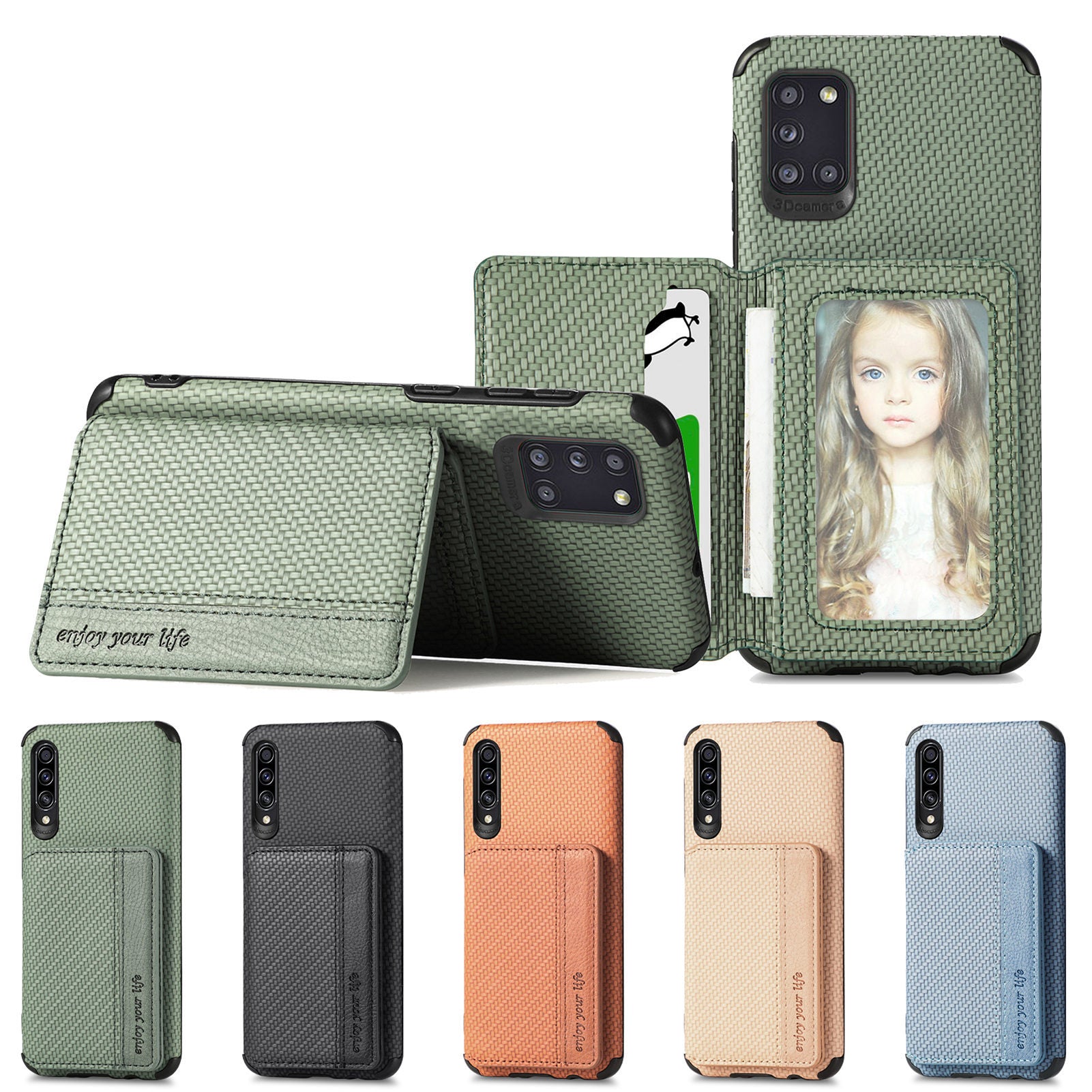 Leather Mobile Phone Back Flip Wallet Cases Cover For Samsung S21 S30 Ultra Plus