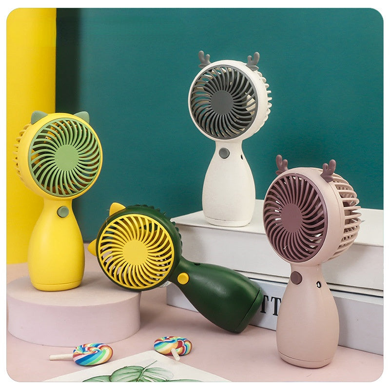 Handheld Mini Cartoon Fan Outdoor Portable Fan