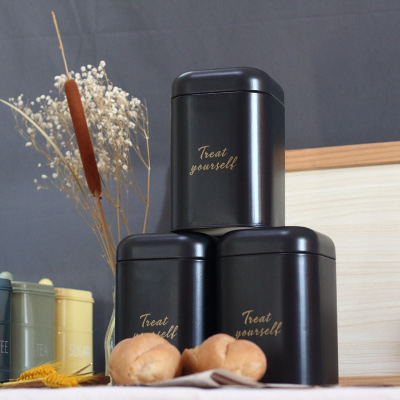 Square Dustproof Storage Bottle Kitchen Storage Tank