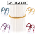 Modern Minimalist Nordic Style Curtain Straps Tightly Woven Disc Rope Straps