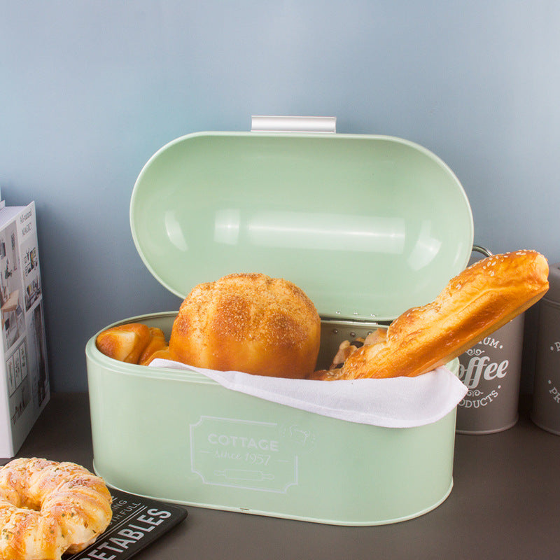 Food Anchor Background Net Celebrity Retro Kitchen Desktop Storage Box