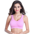 Women Sport Bra Fitness Running Vest Gym Workout Underwear Padded Crop Tops