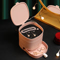 Rotating Earrings Jewelry Storage Box Rack