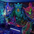Black Light Tapestry Poster Home Decoration Background Cloth