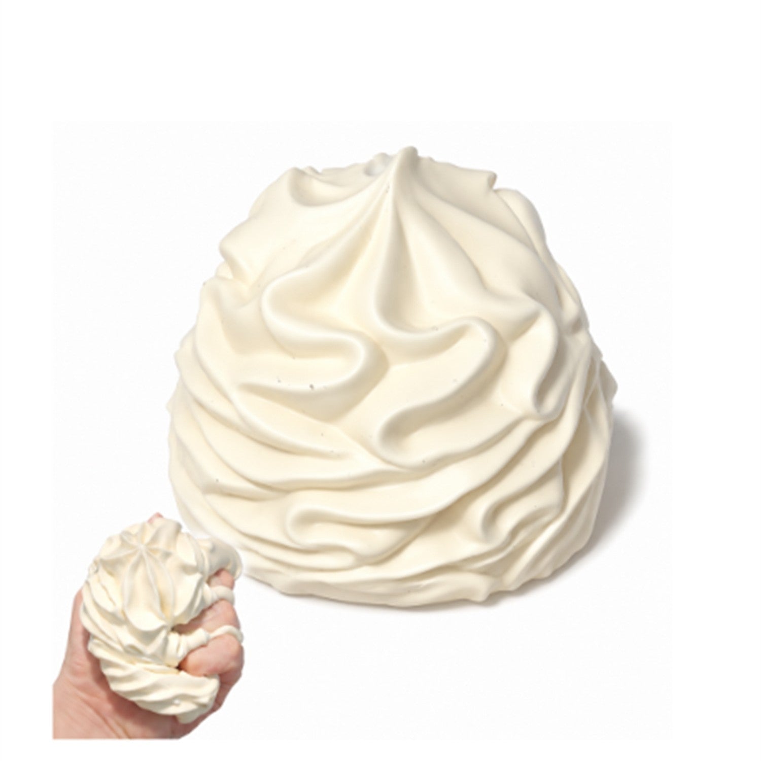 White Simulation Cream Kneading Music
