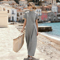 Women's Crew-neck Short-sleeve Dress