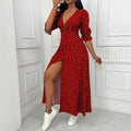Polka-dot Elegant Casual Dress For Women
