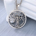 Retro Natural Goddess Tree Of Life Pendant Necklace