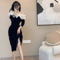 New High-end Velvet Casual Dress For Women