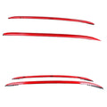 Fits 18-20 Toyota C-HR 4DR OE Style Red Roof Rack Side Rails Bar Aluminum - 2PCS