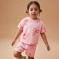 Girls Western-style Floral-print Toddler And Kids Set