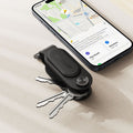 Black Durable Anti-loss Tracker Affordable Keychain