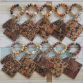 Silicone Bracelet Card Holder Coin Purse With Print