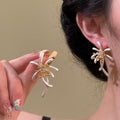 Dramatic Rhinestone Firework Studs, Unique Luxury Earrings, 2026 New For Daily Commute