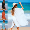2026 Beach Cover Up, Polo Collar Shirt Dress, Sheer Loose Short Sleeve Bikini Cover Up