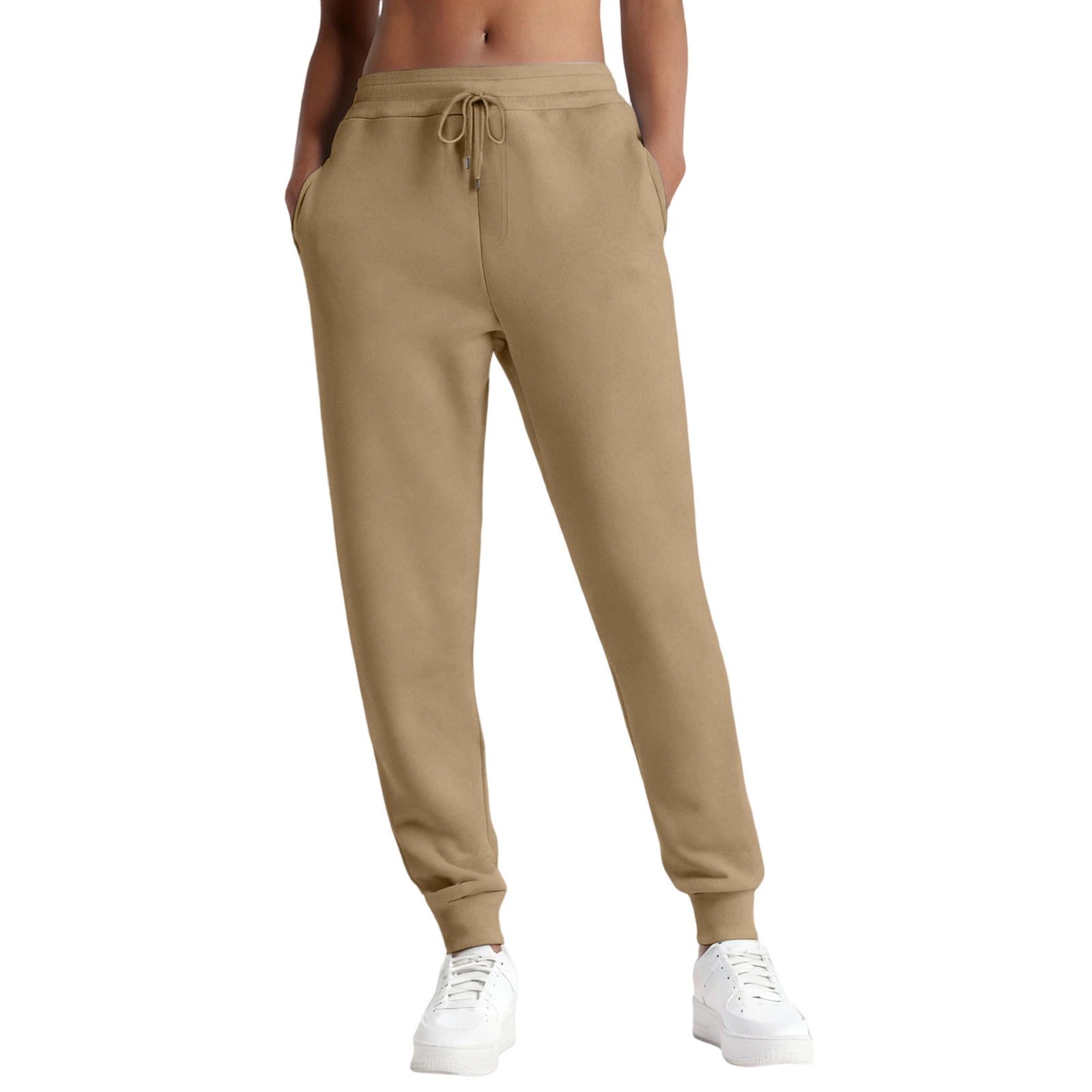 Mens And Womens Fleece-lined Casual Sport Sweatpants
