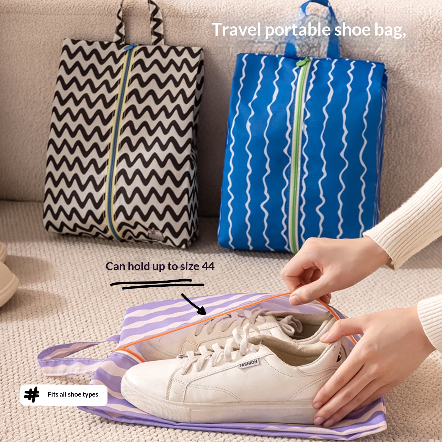 Travel-friendly Portable Dust-proof Shoe Bag