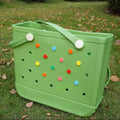 Seven-color Hole-pattern Beach Bag Accessory
