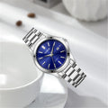Fashionable Casual Stainless Steel Strap Calendar Quartz Watch