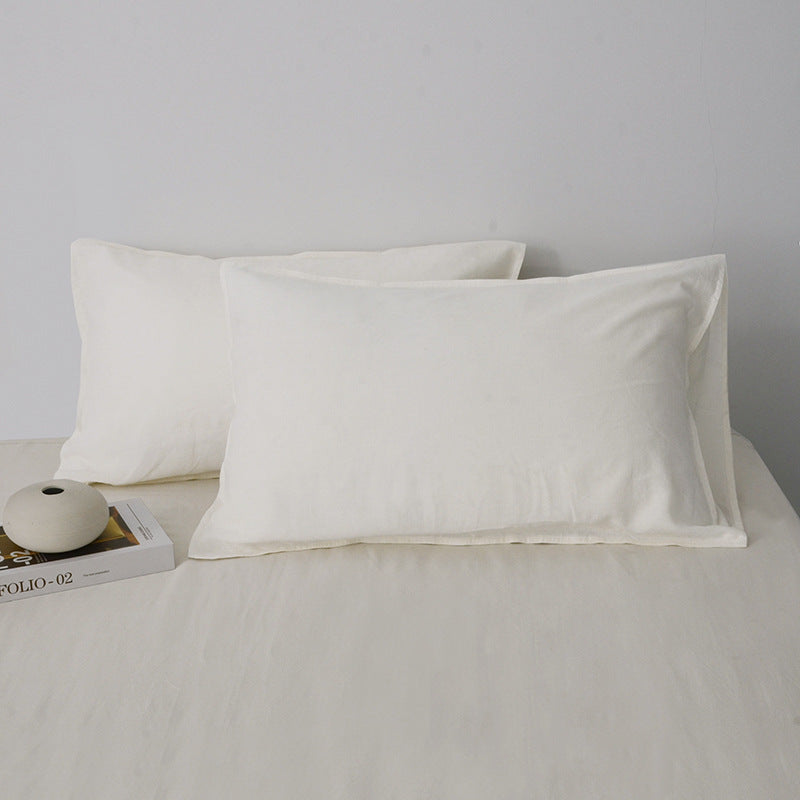 Light-luxury Pastoral-style Tencel Linen Pillowcase