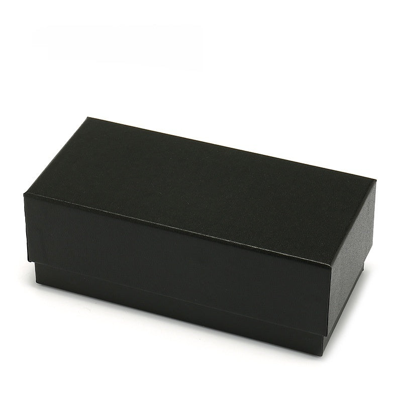 Small Cowhide Folding Eyeglass Case Set