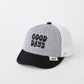 Summer Boys And Girls Striped Embroidered Letter Mesh Breathable Casual Sport Cap Suitable For Outdoor Daily Wear
