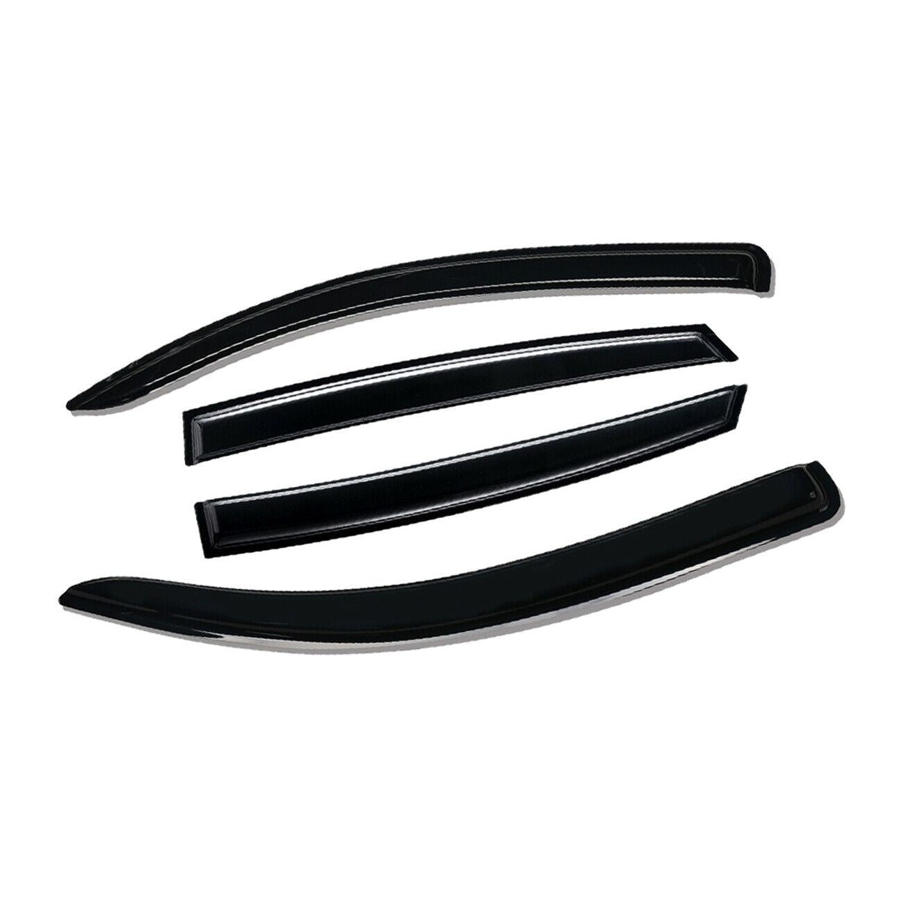 4pcs Out Channel Style Sun Rain Window Visors Visor For 94198