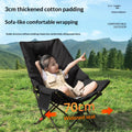 Outdoor Portable Folding Chair With Padding Adjustable Moon Chair