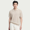 Waffle-knit Business-casual Short-sleeve Summer