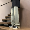 Mens Trendy Straight-leg Loose-fit Fashion Workwear