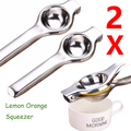 Manual Lemon Squeezer Heavy Duty Stainless Steel Press Hand Lime Citrus Juicer