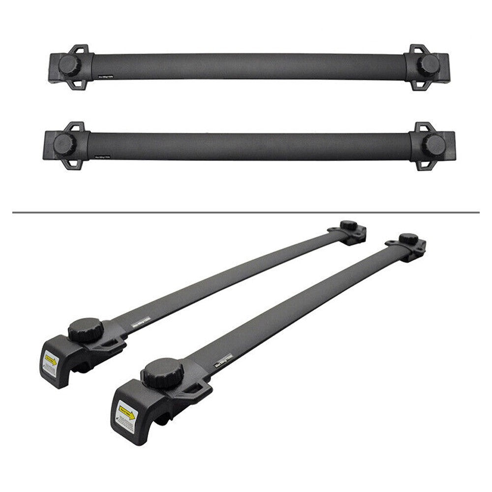 For 2007-2017 J Eep Patriot OE Style Top Roof Rack Bar 2Pcs Set Black Crossbar