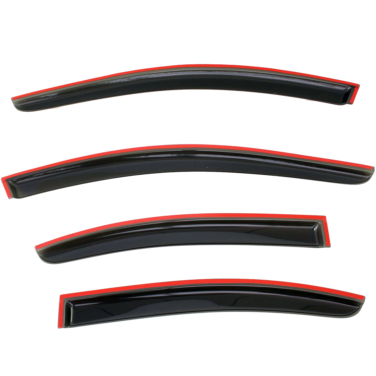 4pcs Out Channel Style Sun Rain Window Visors Visor For 94100