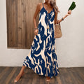Womens FashionableCasual And Sexy Printed Strap Dress