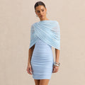 New Summer Elegant Mesh-panel Camisole Sheath Dress For Europe And America