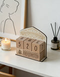 Wooden Reading Counter Blocks My Reading Journey Book Tracker Calendar Books Read This Year Desk Decor
