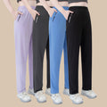 Womens Summer Casual Letter-Print Pants