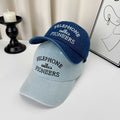 Mens Versatile Denim Baseball Cap Sunshade Hat