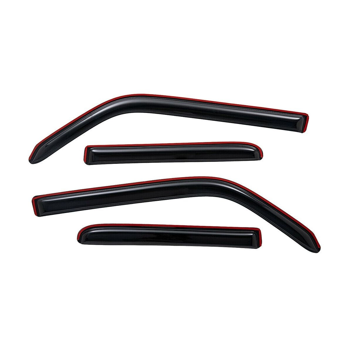 4pcs In Channel Style Sun Rain Window Visors Visor For 194242