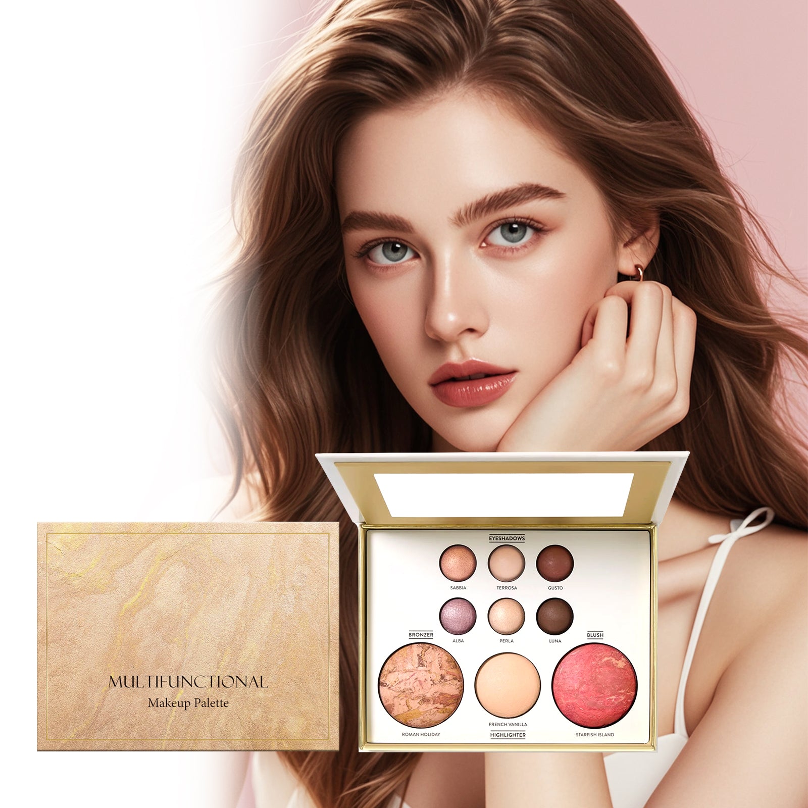 Gilded Mixed Makeup Palette 1pcs