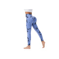 Self Pickup Only - Four Seasons Printed Nine Point Sports Yoga Pants