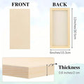 Set Of 20 Premium Pine Art Panels Thick, Durable, Blank Surfaces  Ideal For Painting, Sketching, And Crafts Perfect For Artists And Hobbyists  Great For Christmas, Halloween, And Thanksgiving.