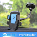 Windshield Hose Style Car Phone Holder Suction Cup Mount Center Console Phone Bracketwholesale